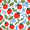 Vibrant Strawberries, variant on FORMRS Zipper Binder with Shoulder Strap 1.5-inch Ring 500 Sheet Capacity File Bag, Cute Fried Eggs