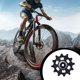thumbnail image 3 of Eigraketly FOVNO práctico 12T/14T/16T polea de cambio trasero antideslizante soporte de bicicleta de carretera 7-12 velocidades pequeña fricción guía de Ciclismo Negro 12T Eigraketly OD025810-01, 3 of 6