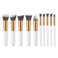 thumbnail image 1 of Set de 10 pinceles para base de maquillaje, adecuado para todo tipo de pieles, entre los utensilios de belleza., 1 of 2