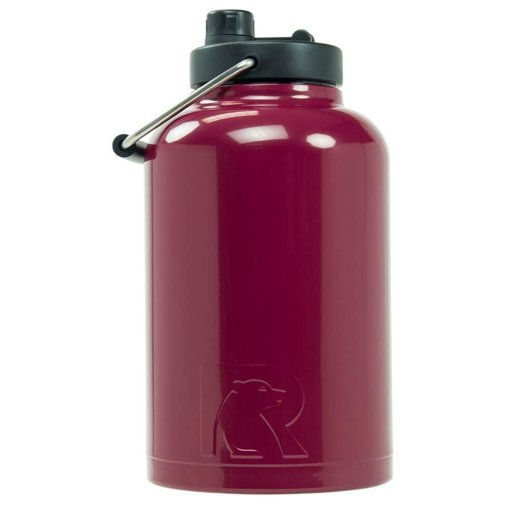 RTIC Double Wall Vacuum Insulated Stainless Steel Jug (Maroon, One