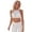White, variant on Women's Sports Bra Bikini Top for Large Bust Mesh Swim Bras Adjustable Bathing Suit Top High Impact Swimsuit Tops