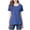 Nursing Tops--Blue, variant on YanHong Nursing Tops Cotton Women's Solid Color Nursing Clothes Short Sleeved T-Shirts for Pregnant Women Nursing Clothes Blue S