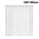 thumbnail image 1 of 12 cortinas de ducha gruesas y transparentes de alta resistencia con ojales de acero inoxidable, piedras transparentes resistentes y revestimiento impermeable para cortina de ducha de baño Fokelyi 2034891-1, 1 of 9