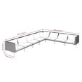 thumbnail image 6 of vidaXL 8 Piece Patio Lounge Set with Cushions Poly Rattan Dark Gray, 6 of 7
