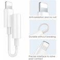 thumbnail image 4 of 2 Pack 3.5mm Headphone Jack Adapter for iPhone 7/8/X/11/12 - Compatible with iPhone iOS Devices, 4 of 5