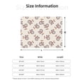 thumbnail image 2 of Throw Blanket for Couch, Abstract Bike Pattern Super Soft Fuzzy Comfy Warm Throw Blanket, Cuteness Lightweight Cozy Plush Flannel Blanket & Throws for Sofa and Bed All Season, 2 of 5