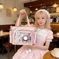thumbnail image 3 of SPEKSEE Lace Itabag Ruffle Shoulder Purse， Pin Display Bag with Insert Anime Badge Display, 3 of 7