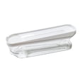 thumbnail image 3 of Tnarru Refrigerator Rolling Egg Dispenser ,Organizer Bin, Storage Container Automatically Rolling Egg Holder Storage Box for Kitchen white 2 tiers, 3 of 8