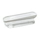 thumbnail image 3 of Organizador de huevos con ruedas para refrigerador, contenedor para ahorrar espacio con ruedas automáticas. White 2 niveles, 3 of 9