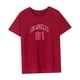 thumbnail image 4 of Camiseta Para Mujer Recuerdo De Verano Camisa Con Cuello Redondo Para Ir De Compras Playa Uso Diario XXL Rojo, 4 of 7