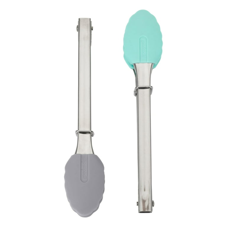 GoodCook Pro 7-Inch Mini Tongs, 2-Pack photo 1