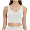 thumbnail image 2 of Tanks for Women Round Neck Backless Summer Casual Tank Top Basic Womens Camisole WH2 L, 2 of 6