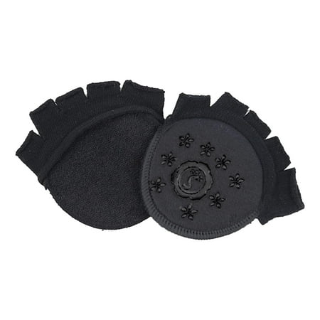 

Invisible Toe Socks Silicone Liner Socks Five Finger Half Socks for Loafers Black half Toe