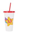 thumbnail image 2 of Clearance Glass&Bottle under $6 Star Color Changing Cups With Lids And Plastic Cups With Lids And Reusable Iced Coffee Cup For Adults Kids Cute Cups For Ice Drink, 2 of 5