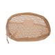 thumbnail image 1 of Ofertas Únicas 1 Pc Bolsa de Maquillaje de Malla de Mano de Poliéster Beige 8.27in, 1 of 5