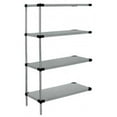 thumbnail image 1 of 4-Shelf Galvanized Steel Solid Shelving Add-On Unit - 18 x 48 x 54 in., 1 of 1
