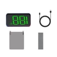 thumbnail image 3 of Advanced HUD Heads Up Display Car Speedometer, Real Time Speed Projection with Auto Brightness Adjustment, Large Font USB Powered Plug and Play for Safer Driving, Complete Kit with Reflective Film, 3 of 5