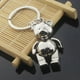 thumbnail image 1 of IDEANATEGRATE Llavero Metálico Con De Oso Plateado Para Llaves Y Accesorios, 1 of 8