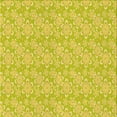 thumbnail image 1 of Ahgly Company Indoor Square Patterned Banana Yellow Area Rugs, 4' Square, 1 of 6