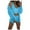Light Blue, variant on Womens Sexy Fuzzy 3 Piece Outfits Fleece Warm Hooded Cardigan Crop Top Shorts Set Pajamas Loungewear Light Blue L, US Size 8