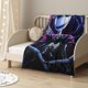 thumbnail image 5 of Manta polar de Pesadilla antes de Navidad, súper suave y acogedora, manta de franela ligera y cómoda, manta de felpa cálida para sofá, cama, 30 x 40 pulgadas, 5 of 5