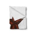 thumbnail image 2 of Texas Star Soft Flannel Fleece Blanket, Western Culture Motifs with a Words About Southwest of United States, Cozy Plush for Indoor and Outdoor Use, 70" x 90", Dark Brown and Brown, by Ambesonne, 2 of 6