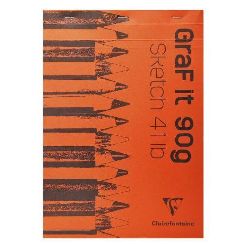 Rhodia Clairefontaine Graf It Sketch Pad, 8 in x 12 in