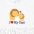 thumbnail image 4 of Inktastic I Love My Papi Childs Girls Baby Dress, 4 of 5