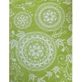 thumbnail image 2 of Newbridge Amiel Shabby Chic Medallion Vinyl Flannel Backed Tablecloth - 52 Inch x 70 Inch Oblong/Rectangle, Green, 2 of 3