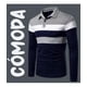 thumbnail image 5 of Playera Hombre Tipo Polo Manga Larga Moda Franjas 202321 Am7, 5 of 8