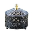 thumbnail image 3 of deevoka Sugar Bowl Decorative Canister Storage Jar for Restaurant Coffee Bar Kitchen Black, 3 of 9