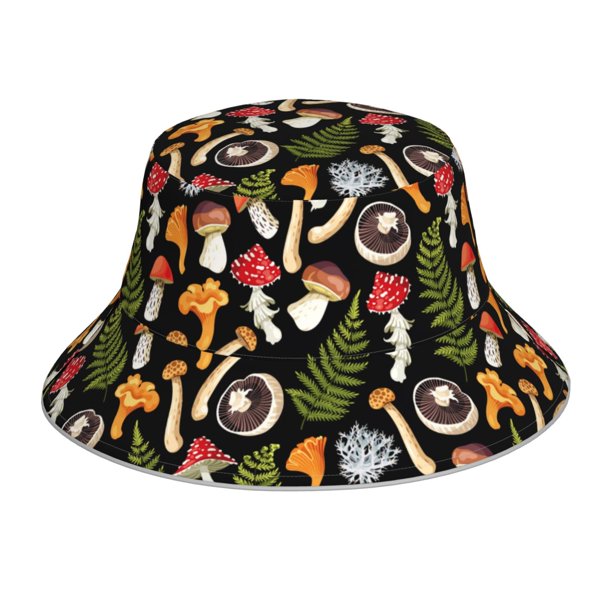 Balery Mushrooms Sombreros para el sol para hombre y mujer, sombrero de pescador con UPF 50+