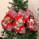 thumbnail image 2 of Bearachild Bolsa de regalo, calcetín de Navidad, soporte para dulces, suministros para vacaciones, adornos para contenedores de galletas, accesorios Kits de decoración para fiestas Patrón de ciervo Bearachild HA069645-03, 2 of 6