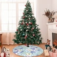 thumbnail image 7 of Sikiie Colorful Butterfly 30-48 inches {designName} Print Christmas Tree Skirt Snowman Xmas Tree Skirt with Edge Christmas Decorations for Holiday Party36", 7 of 7