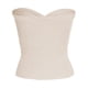 thumbnail image 4 of Top sin tirantes de punto acanalado,Tops sin tirantes para mujer Top informal con nudo torcido de punto acanalado Top sin tirantes con nudo torcido Tecnología avanzada, 4 of 8