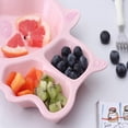 thumbnail image 3 of Plato Dividido Cerámica Zulema 3 Secciones Feeding Bowl Cubiertos Cerdo, 3 of 8