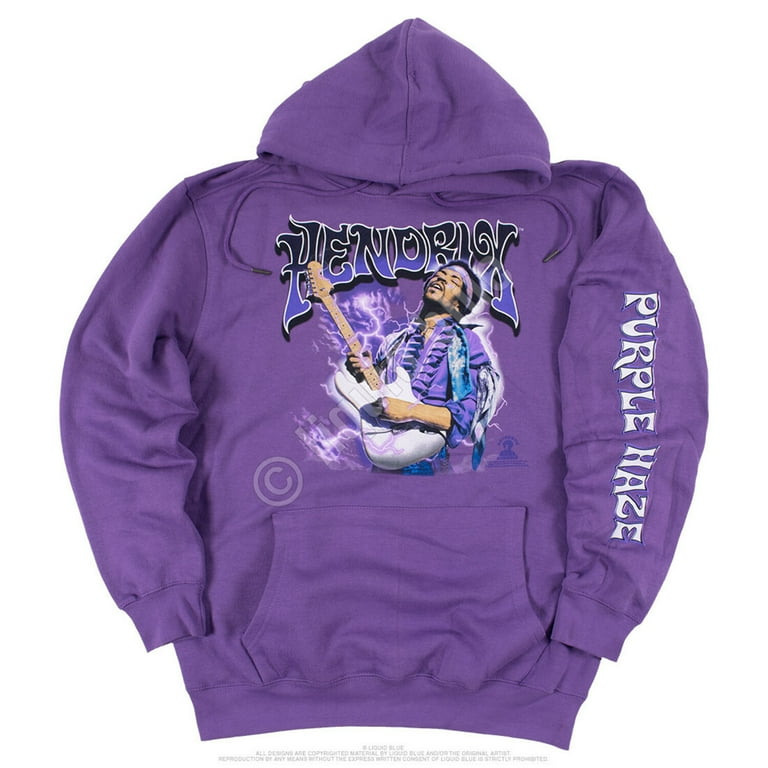 Jimi Hendrix Purple Haze Mens Pullover Hoodie Walmart