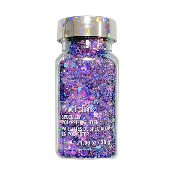 12 Pack: Color Shift Purple & Teal Specialty Polyester Glitter by Recollections