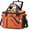 Orange, variant on Maelstrom Cooler Bag, 30 Cans Beach Cooler, Large Leakproof Insulated Soft Cooler with Bottle Opener, Ice Chest, Portable Collapsible Cooler for Travel, Camping, Shopping