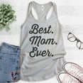 thumbnail image 2 of Best Mom Ever Tank Top, Ladies Racerback Tank Top, Mom Tank, Mama Tank, Mother Tank, Silver Gray, X-Large, 2 of 3
