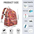 thumbnail image 6 of Golden Retriever Hawaiian Backpack for School,Cute School Bag,Schoolbag with Adjustable Shoulder Straps & Padded Back,13.4"x11"x4.7", 6 of 6