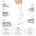 thumbnail image 5 of YOMYM Women Casual Calf Socks - Cotton Crew Socks, Soft Athletic Cushioned Above Ankle Sock 8 Pairs, 5 of 8