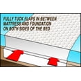 thumbnail image 6 of RMS Ultra Soft 4-Layer Washable and Reusable Incontinence Bed Pad - Waterproof Bed Pads, 34"X36" with Two 18" Flaps, 6 of 8