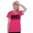thumbnail image 4 of Anti Social Dog Lover Pet Puppy Owner Womens Slim Fit Graphic Tee Brisco Brands S, 4 of 5
