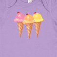 thumbnail image 4 of Inktastic 3 Scoops of Ice Cream Girls Baby Bodysuit, 4 of 5