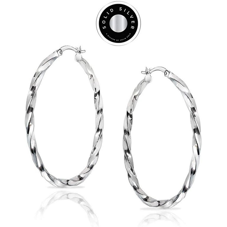 Tight clearance hoop earrings