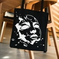 thumbnail image 4 of Behind The Face Cover Drawing Stencil with Paint Brush 11.8x11.8inch Broken Face Cover Painting Template Crushed Facepiece DIY Art Stencil, 4 of 9