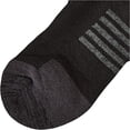 thumbnail image 5 of Calcetines tobilleros deportivos acolchados de algodón para hombre, paquete de 6 Rojo Verde, 5 of 5