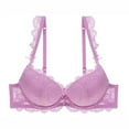 thumbnail image 2 of Women's Lace Push-up Bra Underwire Full Coverage Support Bra, 2 of 6