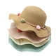 thumbnail image 3 of Sombrero de sol para niños y niñas, sombreros de paja transpirables para la playa, decoración, bolso portátil, accesorio, vacaciones, Ropa, zapatos y accesorios Miscelánea Sombrero caqui Minnieouse AP014103-01, 3 of 6